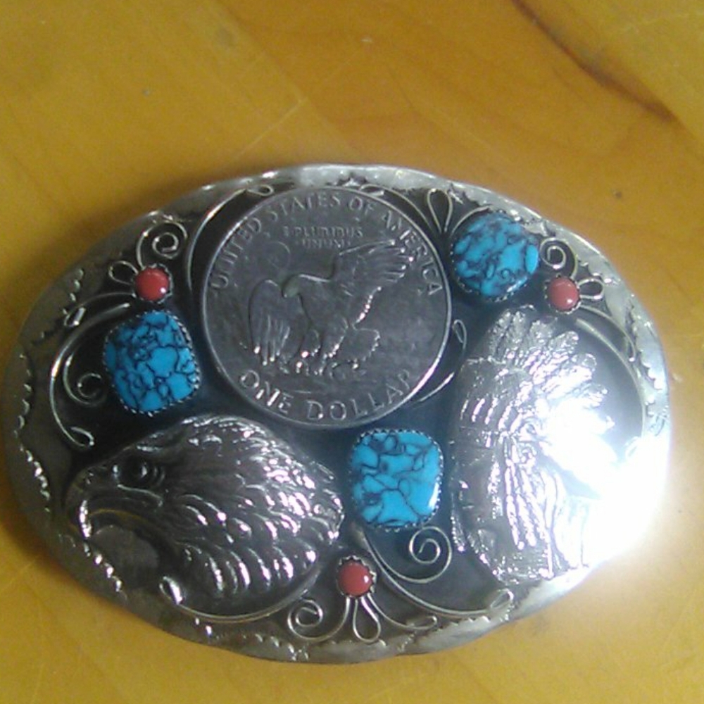 Handmade Silver Belt Buckle